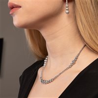 Halskette Desmos Dame in Silber CRYSTAL GALA W 41 - CRYSTAL GALA W 41